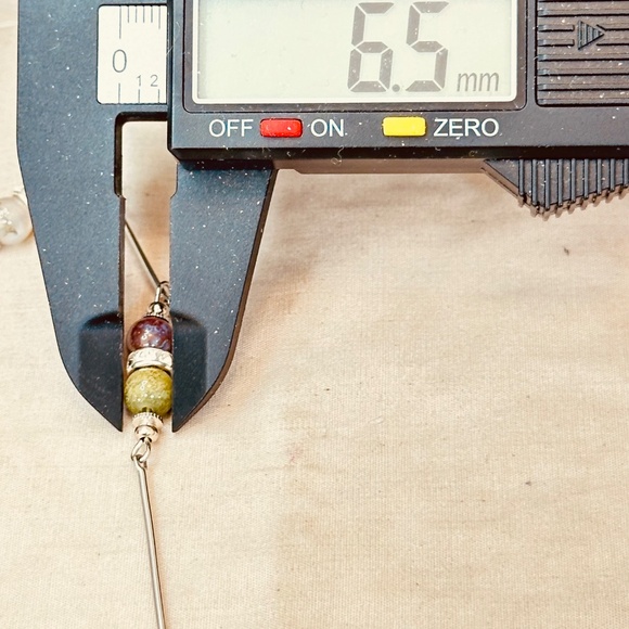 Stainless Steel & Indian Agate Beads Multicolor Handmade - Picture 7 of 12